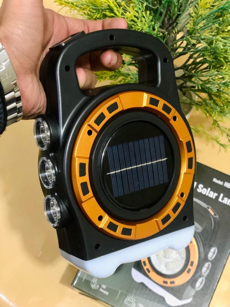 : Solar Powered Rechargeable LED Camping Lantern