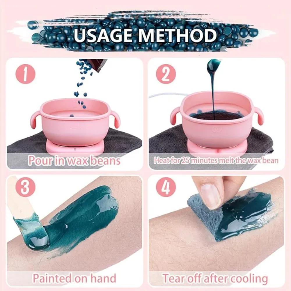 Painless Hair Removal Wax Heater - Quick and Convenient Solution for Smooth Skin
