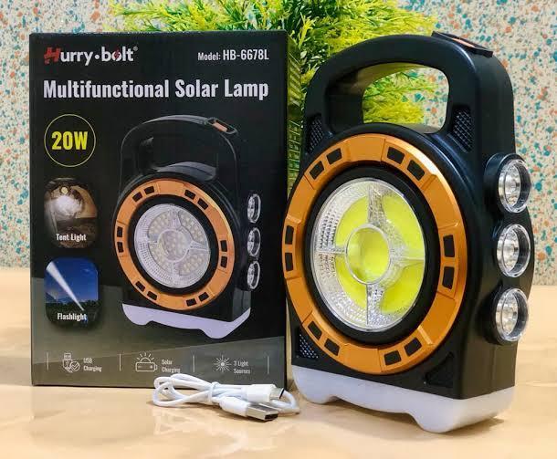 : Solar Powered Rechargeable LED Camping Lantern