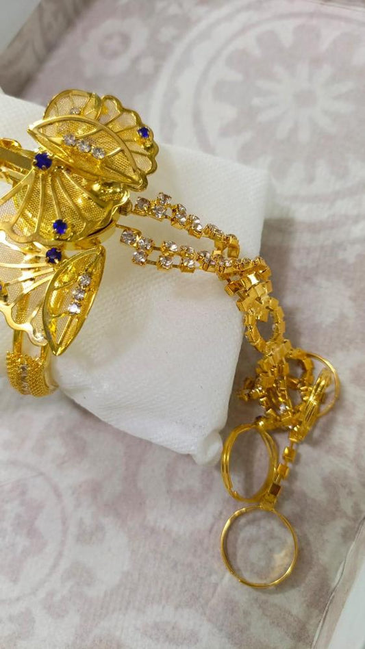 : Gold Plated Bracelet Watch Bangle